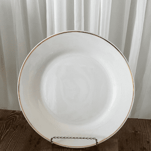 Gold Rim Dinner Plate