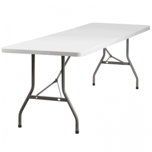 8' Plastic Rectangular Table