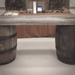 Wine Barrel Table