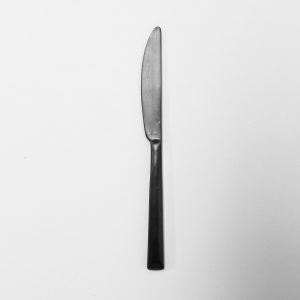 Matte Black Dinner Knife