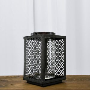 Large Lantern with Cylinder Vase