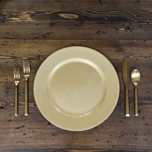 Champagne Acrylic Charger