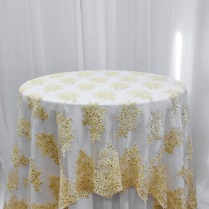 Champagne Sequin Overlay