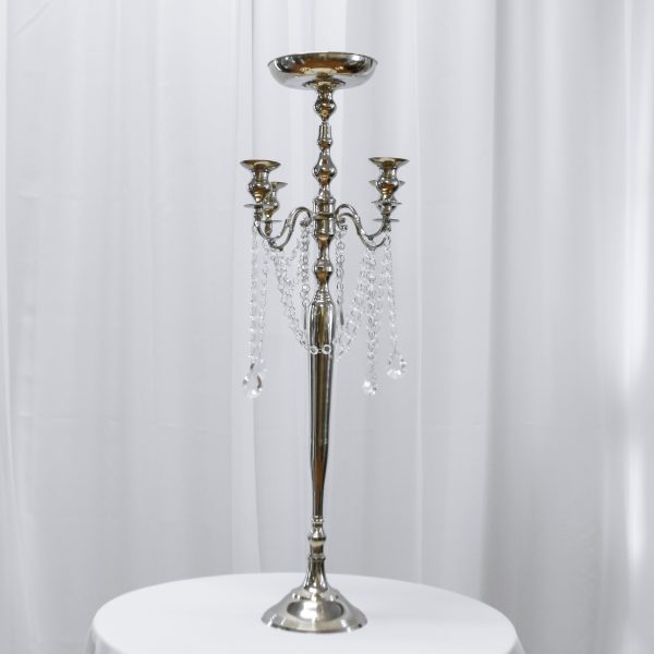 Large Silver Candelabra