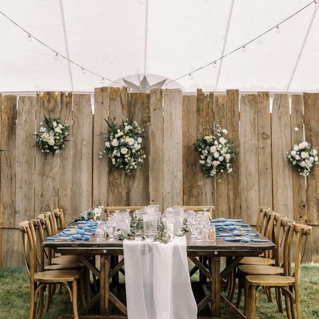 Beautiful outdoor wedding rentals for wedding decor in london, ontario.